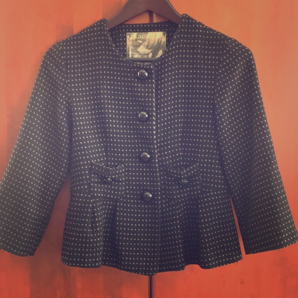 mac & jac Jackets & Blazers - Mac and Jac wool blend peplum blazer